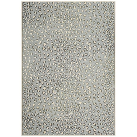 Safavieh 5 ft. 3 in. x 7 ft. 6 in. Paradise Power Loomed Medium Rectangular Area Rug Cream & Spruce PAR84-2410-5